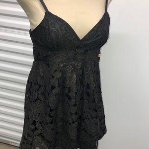 Black and Gold dress